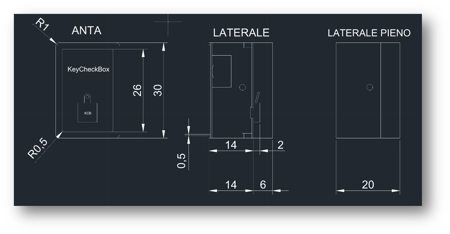Struttura KeyCheckBox a tutta larghezza